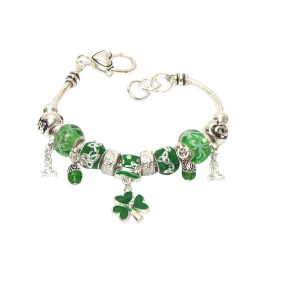 Shamrock Charm Bracelet - Picture 2 of 2